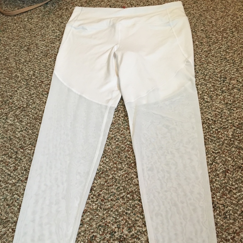 Victoria secret white mesh leggings